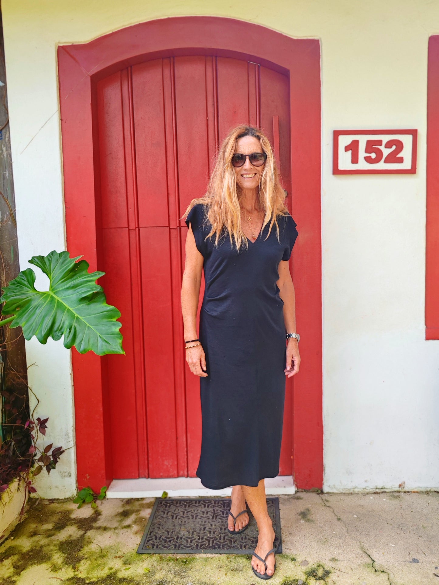 VESTIDO SYBIL NEGRO algodón