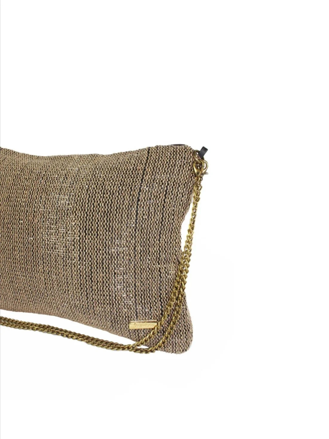 CLUTCH VHS color marrón claro