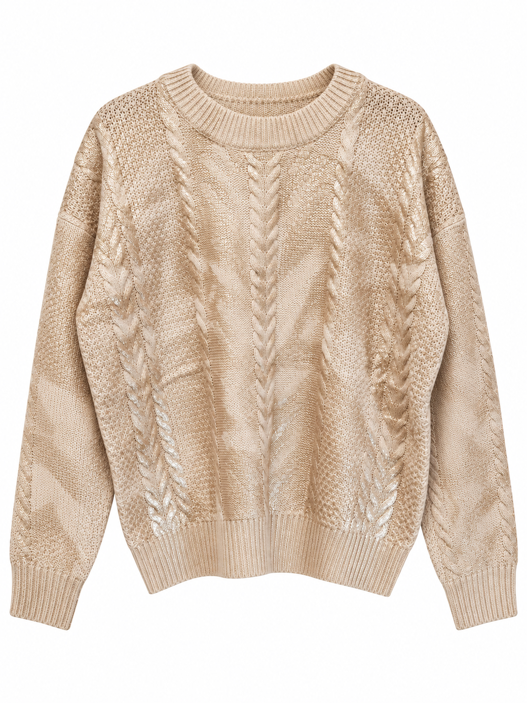 JERSEY RETRO beige y oro
