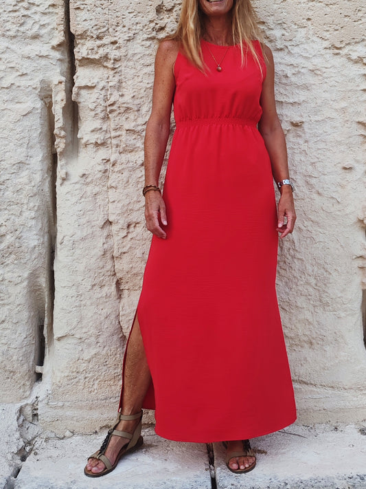 VESTIDO ROMA rojo