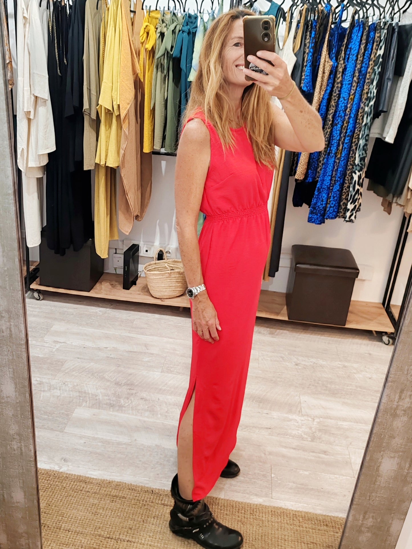 VESTIDO ROMA rojo