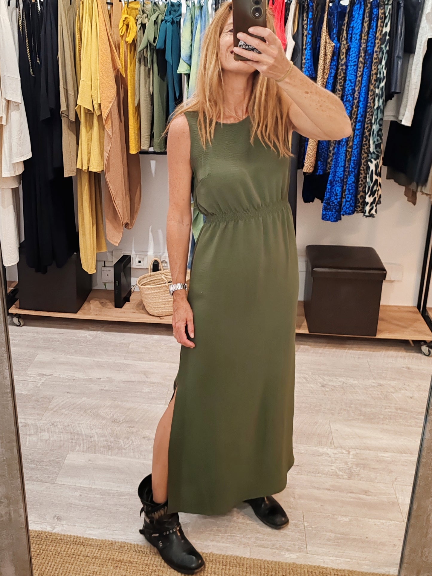 VESTIDO ROMA kaki