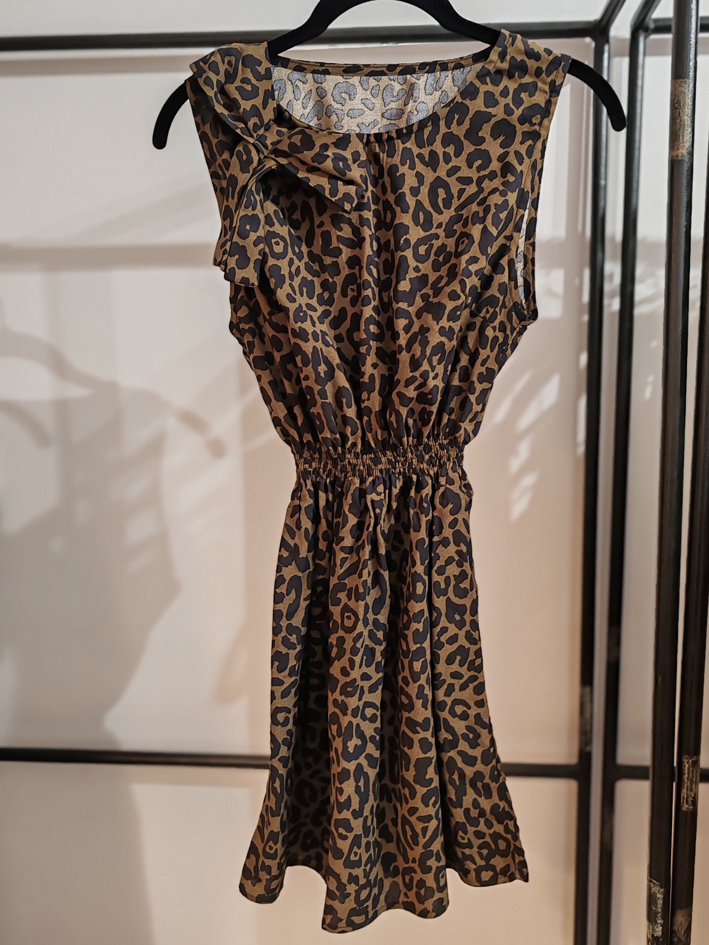 VESTIDO AFRICA animal print caqui