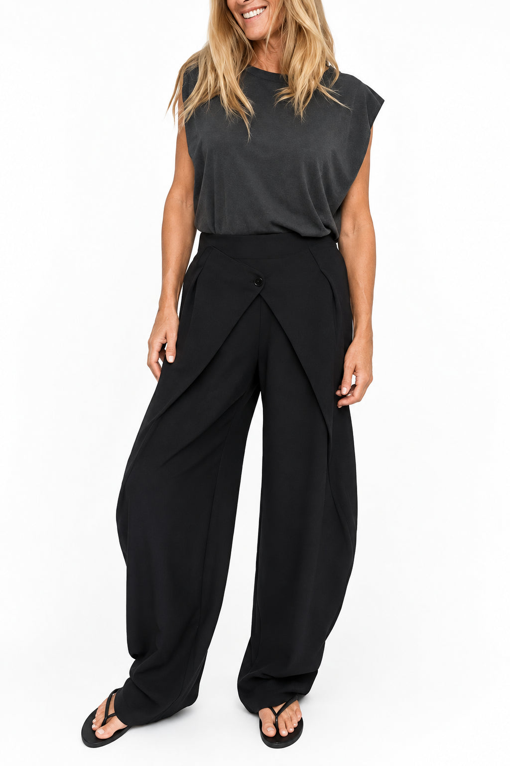 PANTALÓN ENVOLVENTE negro