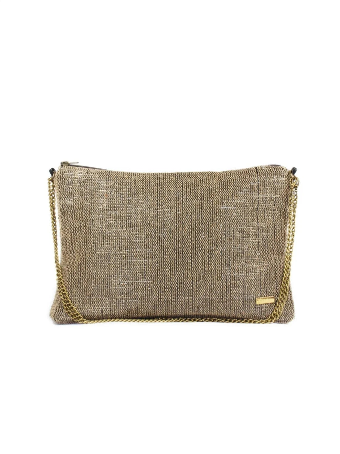 CLUTCH VHS color marrón claro