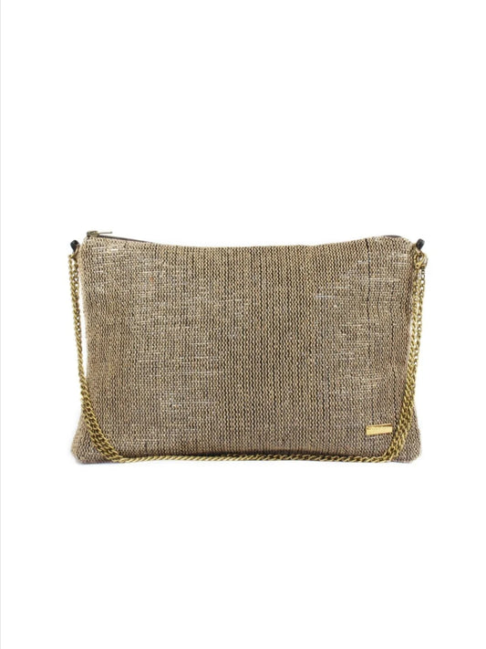 CLUTCH VHS color marrón claro