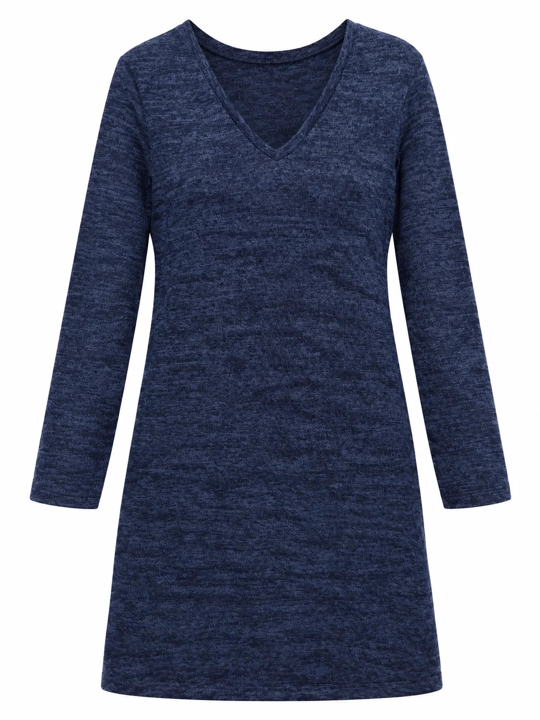 VESTIDO PUNTO CORTO REVERSIBLE azul