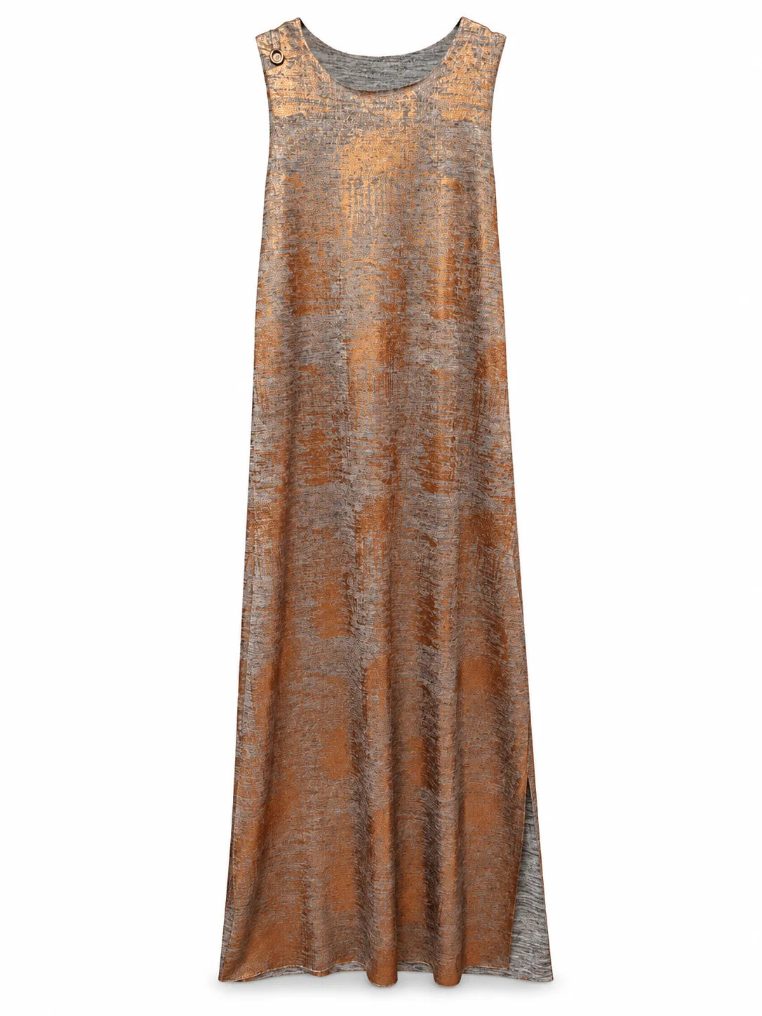 VESTIDO SIENA tejido metalizado