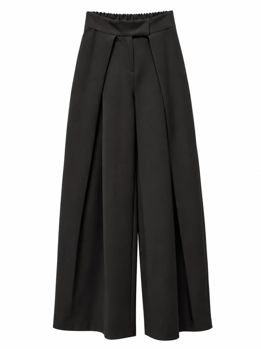 PANTALÓN PALAZZO negro de pinzas