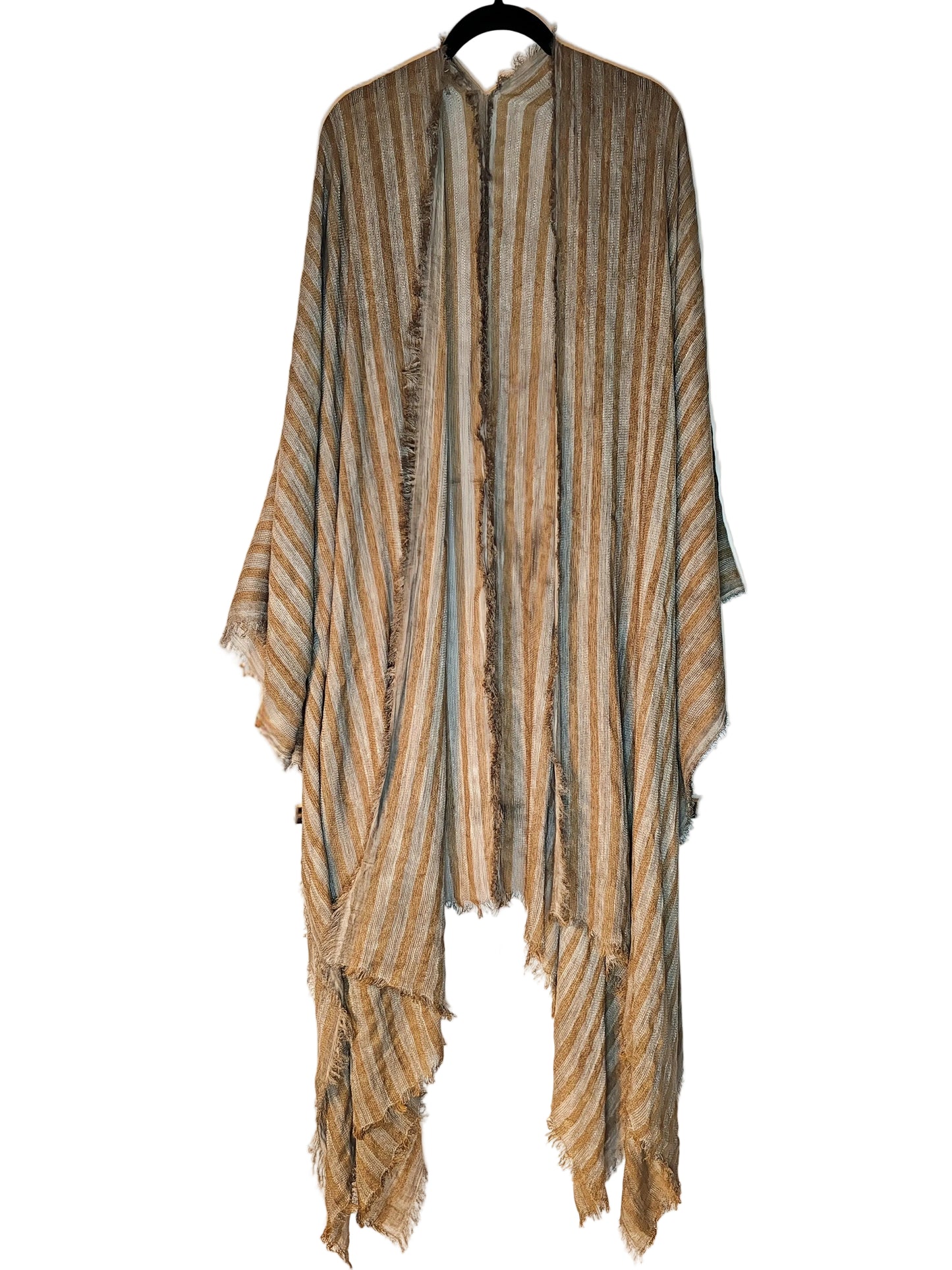 KAFTÁN TAIPÚ gris y cámel