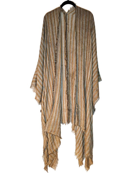 KAFTÁN TAIPÚ gris y cámel