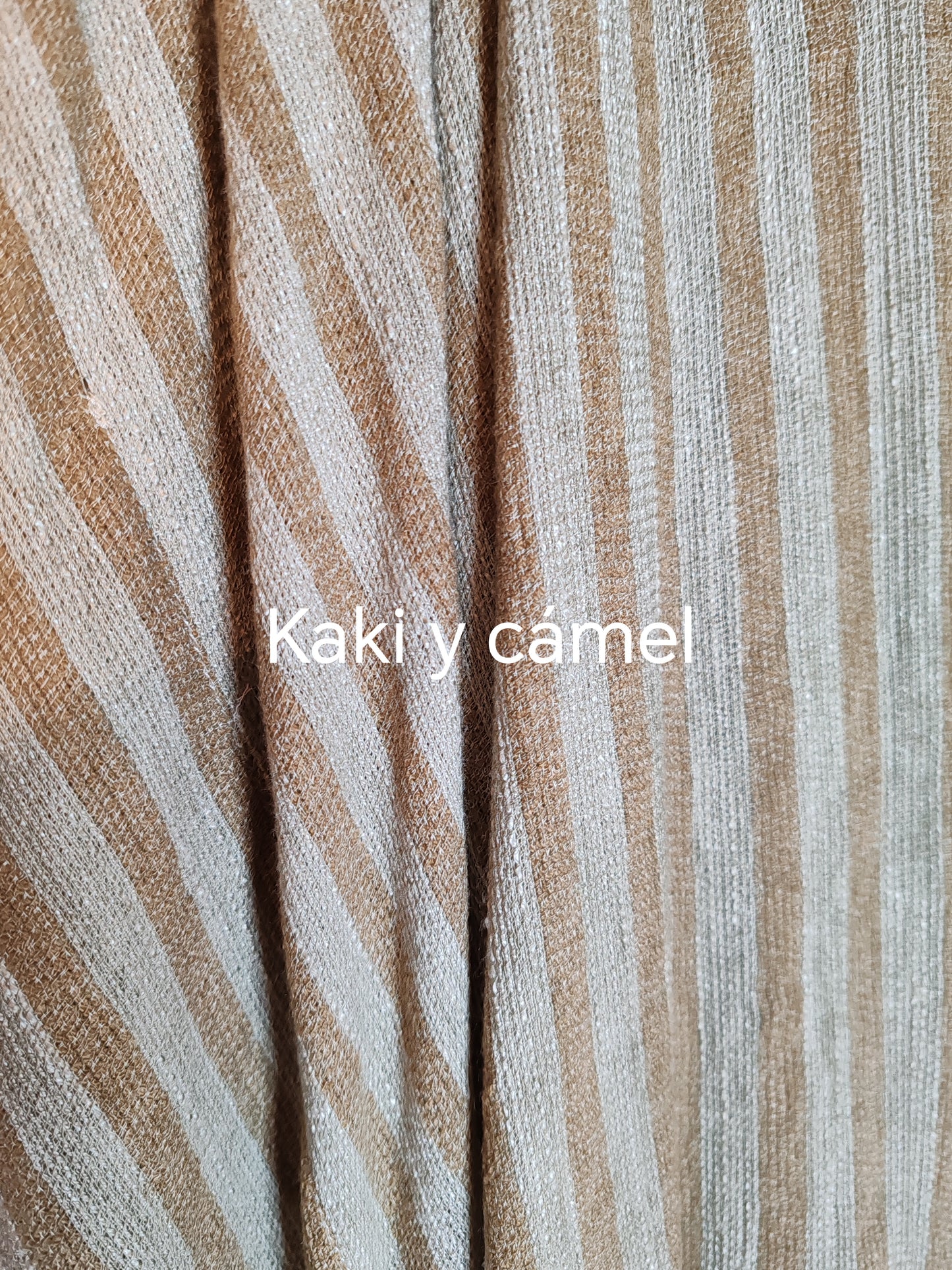 KAFTÁN TAIPÚ kaki y cámel